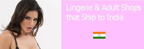 The best adult & lingerie shops with international shipping to India